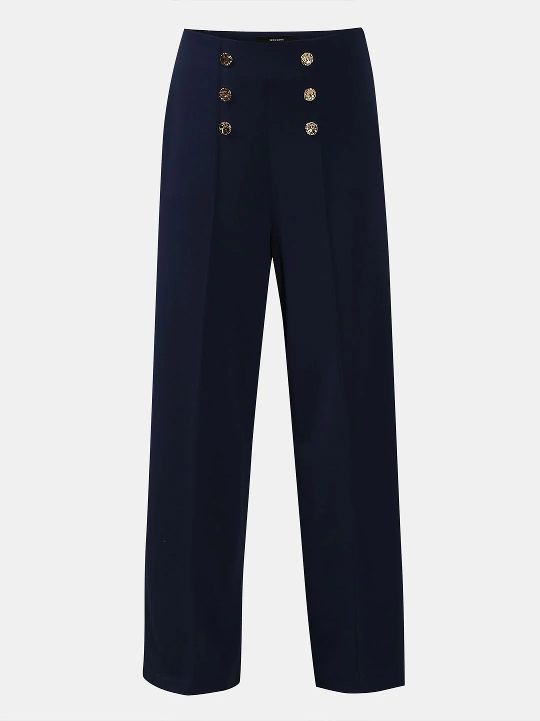 Navy Blue High Rise Pants - Image 7