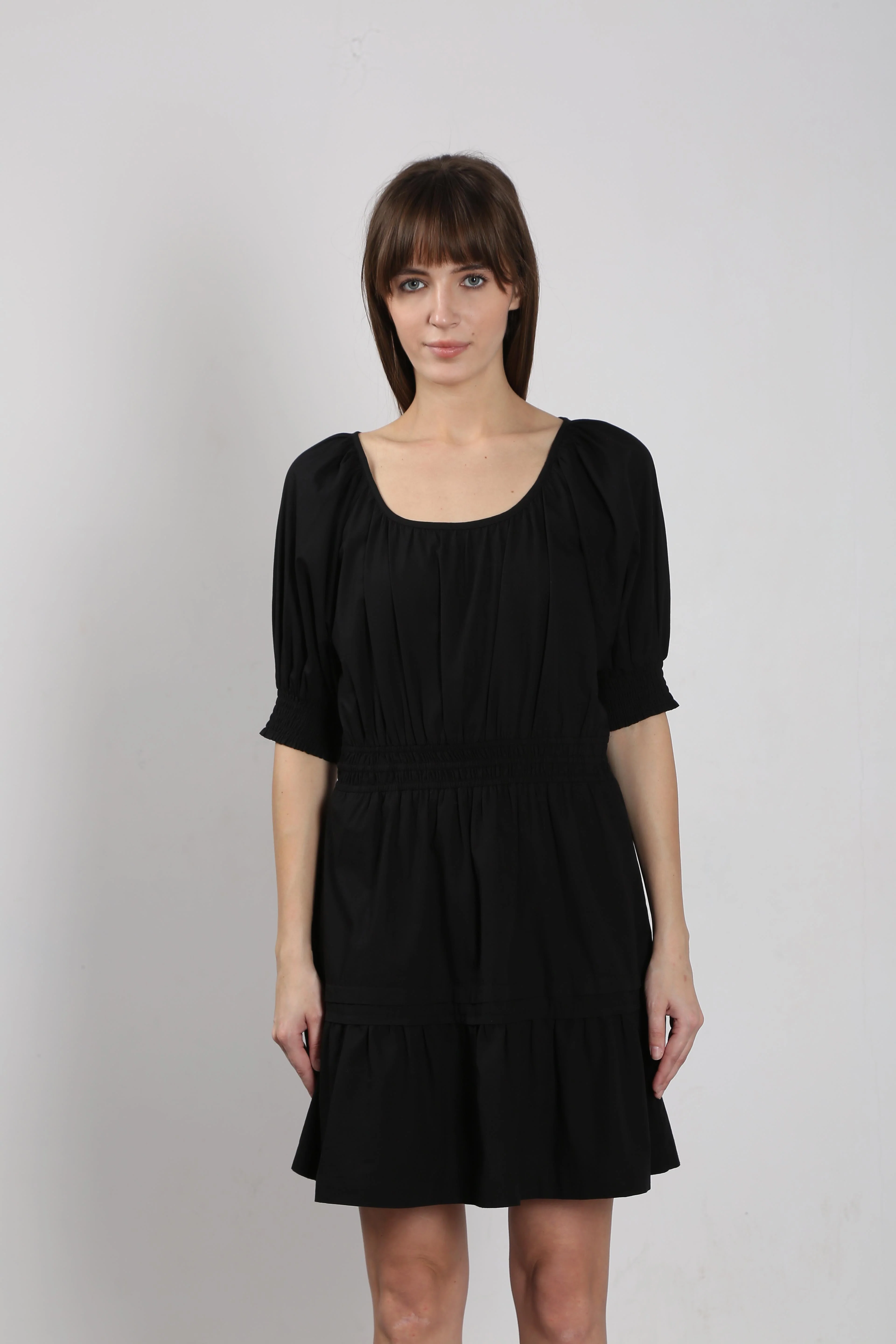 Vero Moda Black Puff Sleeves Dress - Image 9