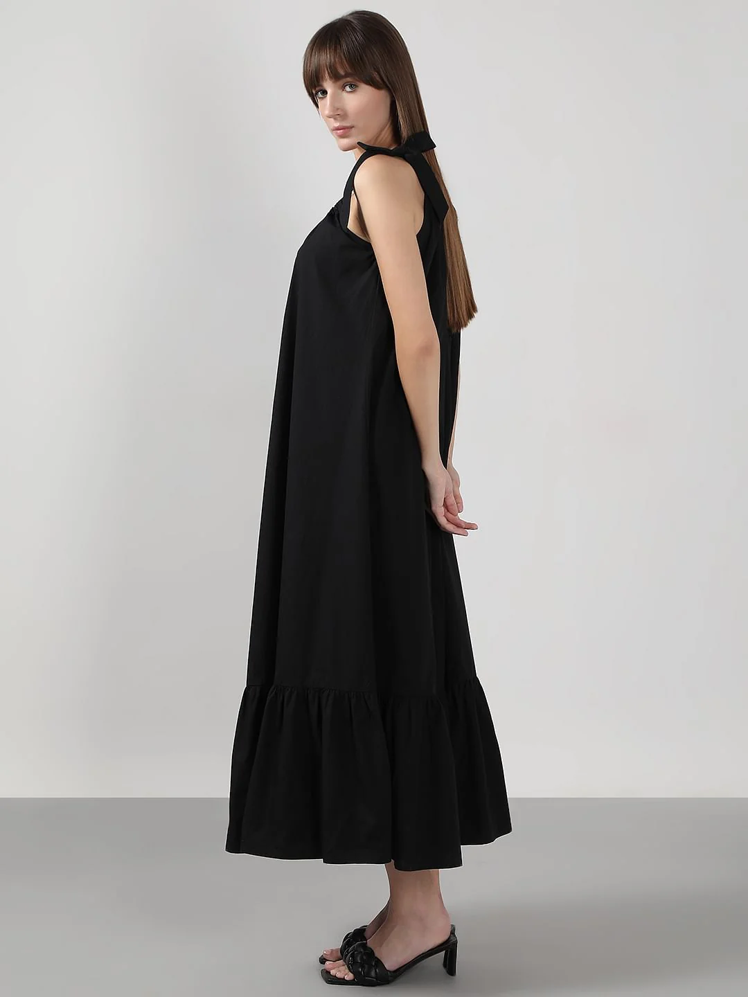 Black Midi Dress - Image 3