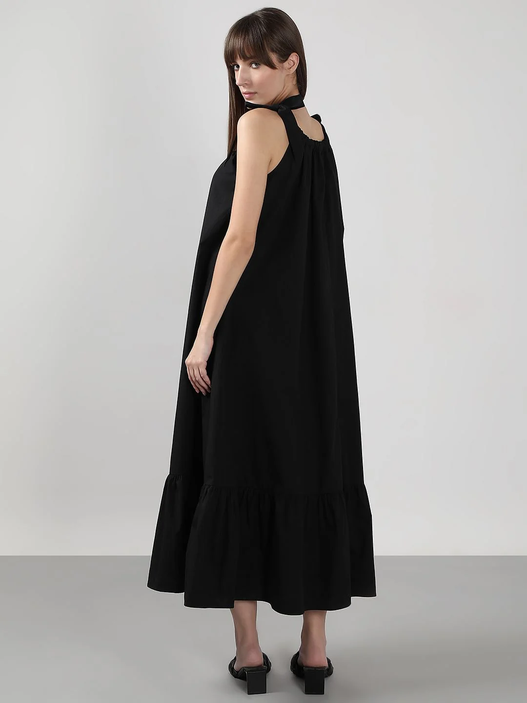 Black Midi Dress - Image 4