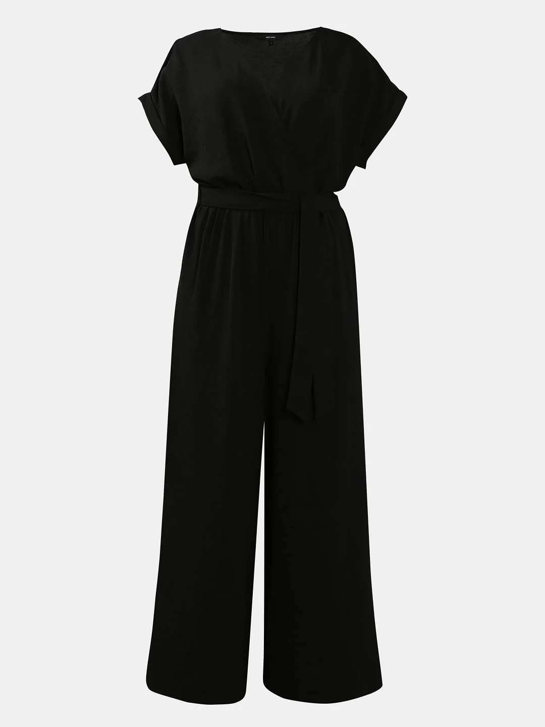 Black V Neck Jumpsuit - Image 6