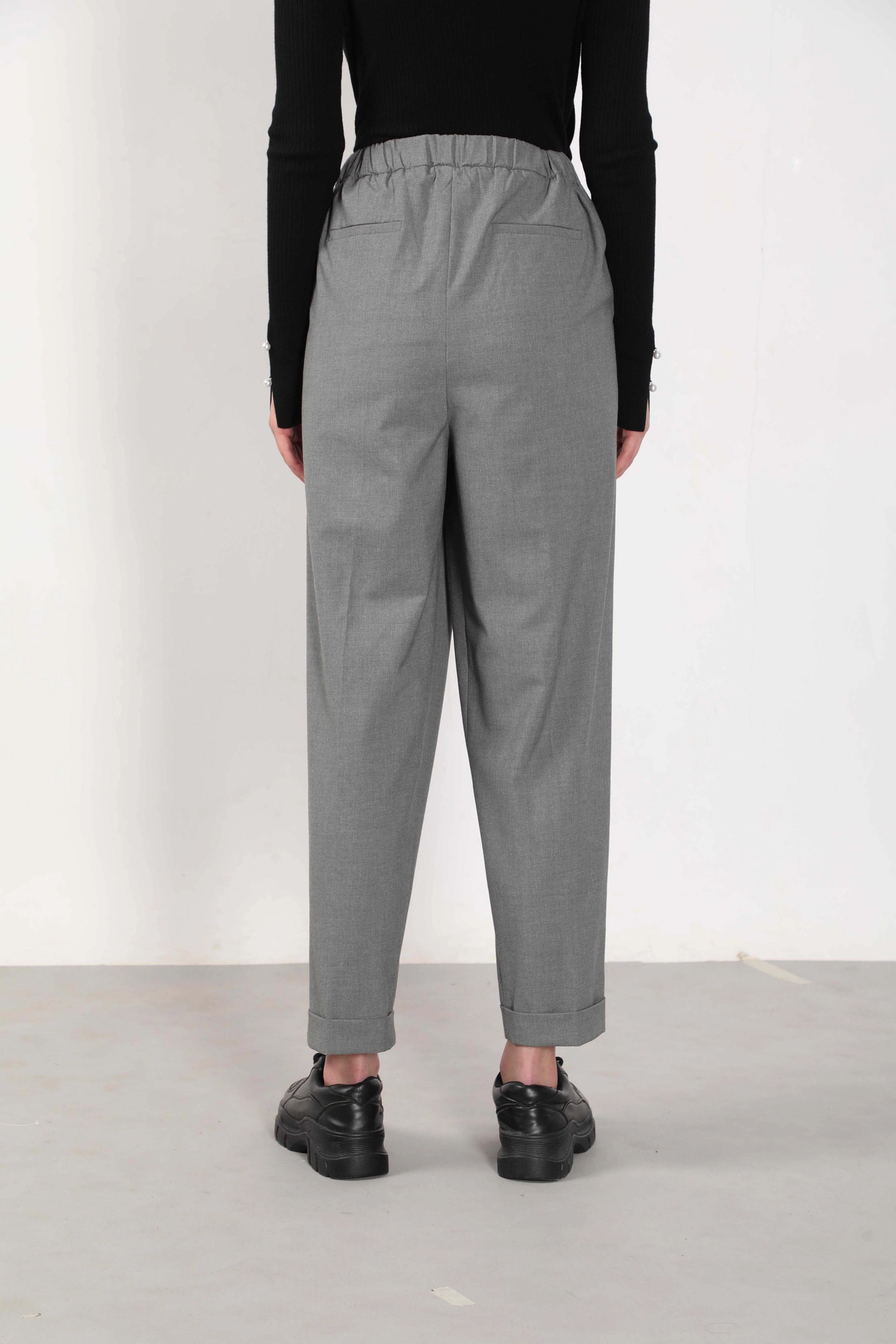 Vero Moda Light Grey Tapered Fit Pants - Image 10