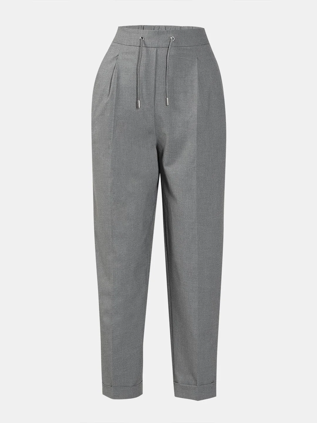 Vero Moda Light Grey Tapered Fit Pants - Image 7