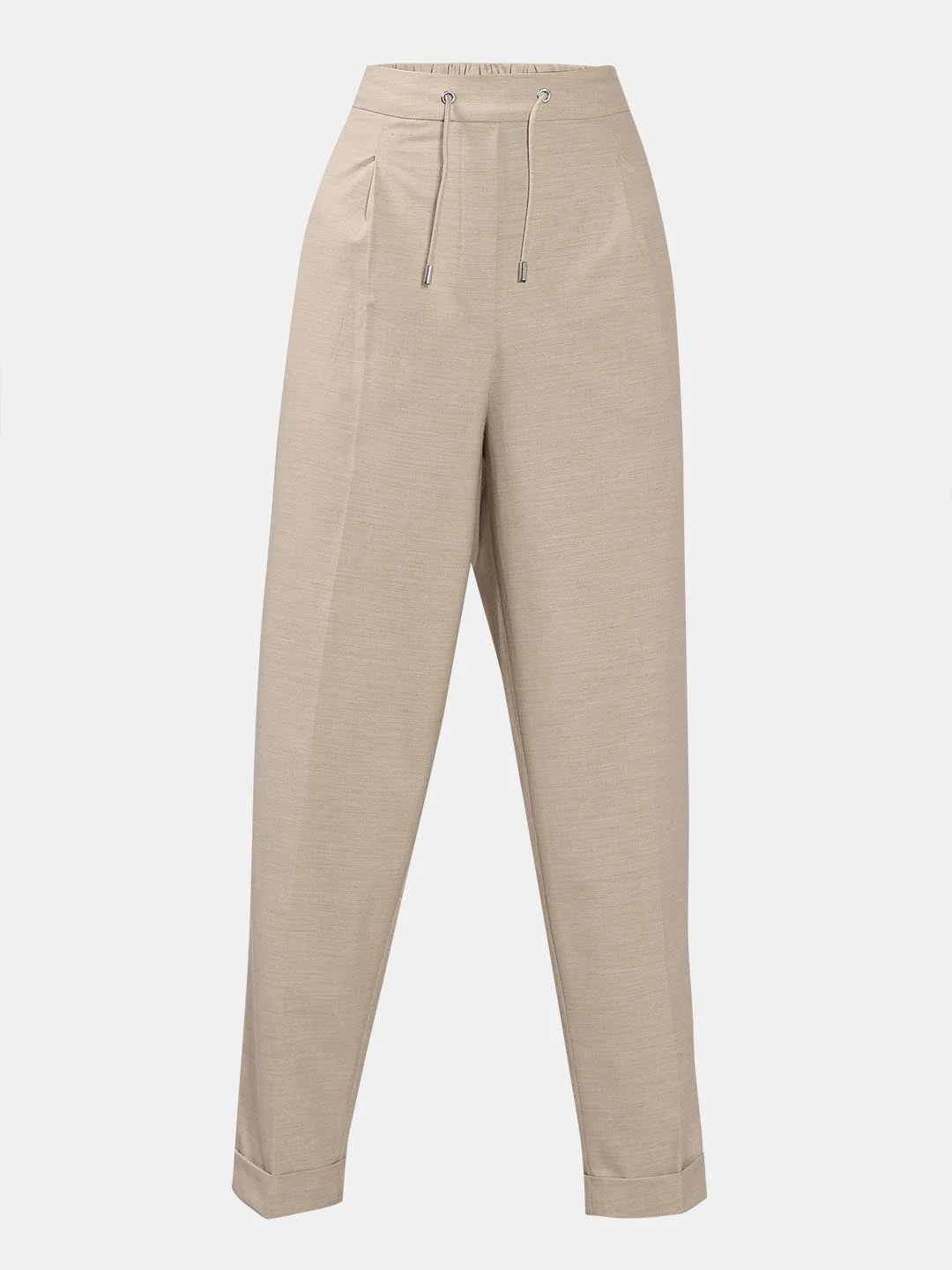 Vero Moda Beige Tapered Fit Pants - Image 7