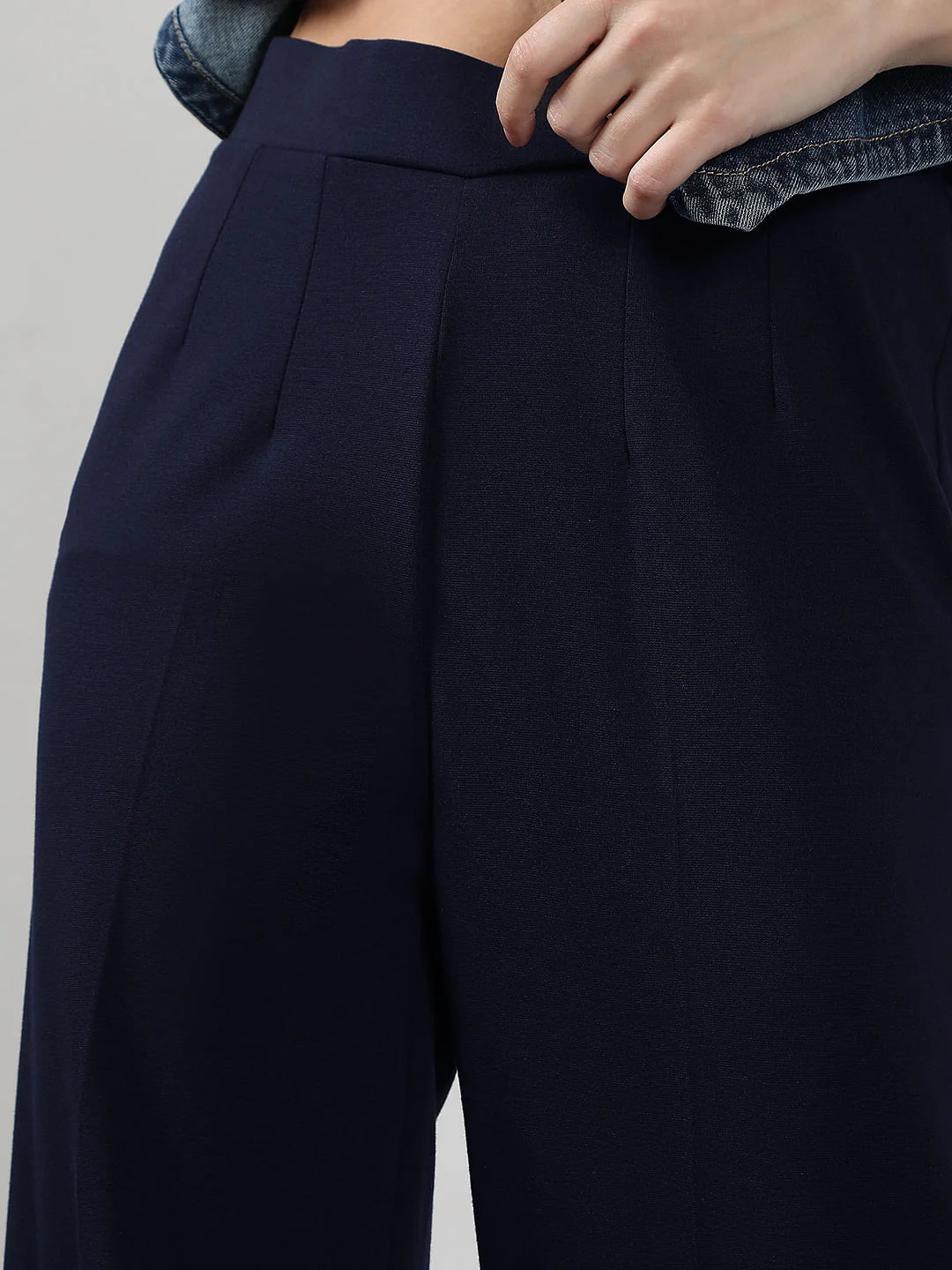 Dark Navy Flared Pants - Image 6