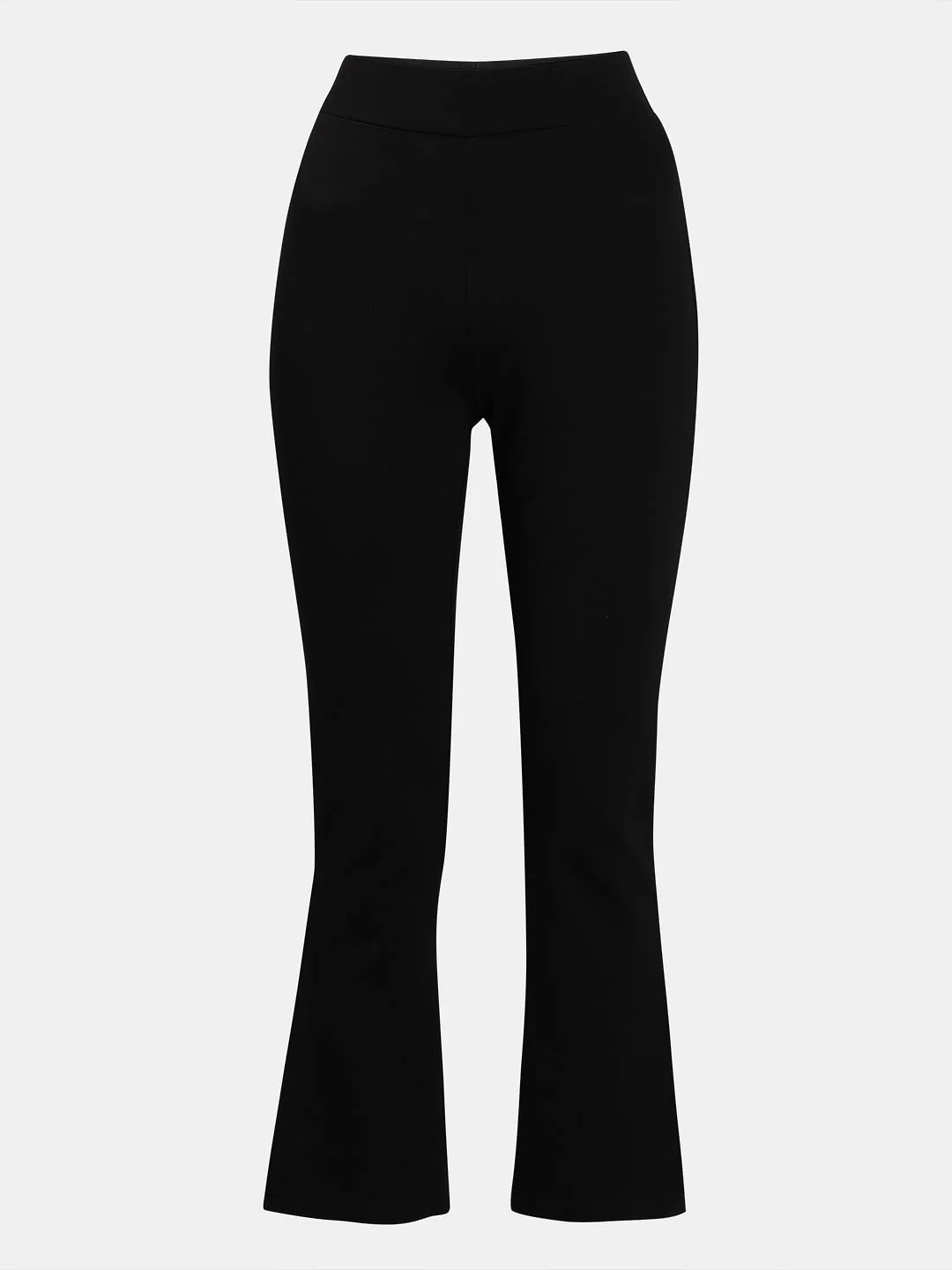 Black High Rise Flared Pants - Image 7
