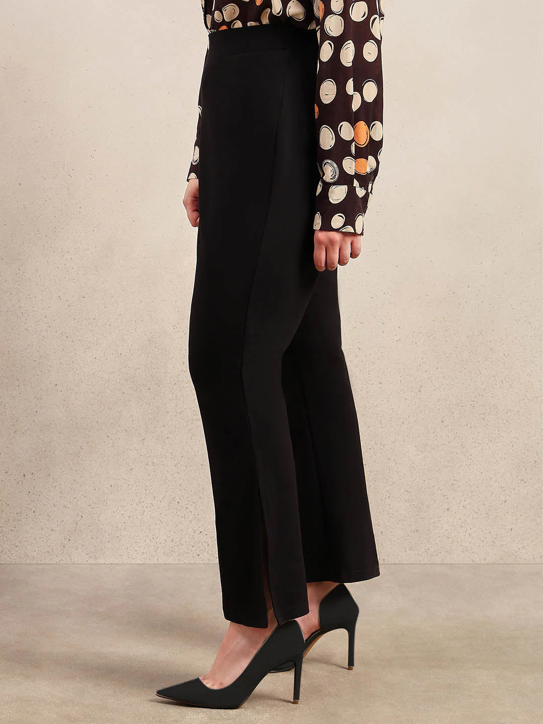 Curve High Rise Flared Pants - Image 3