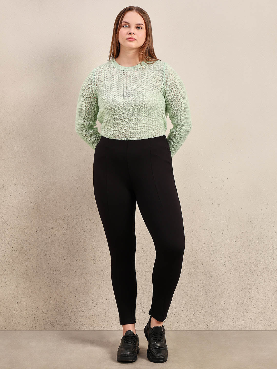 Curve High Rise Stretch Jeggings - Image 5