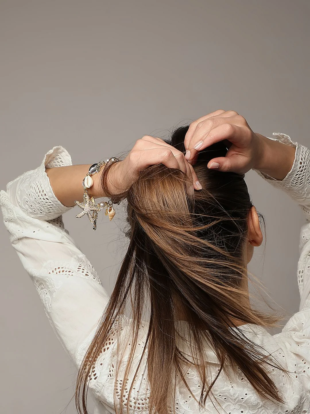 Gold & Silver Shell Bracelet
