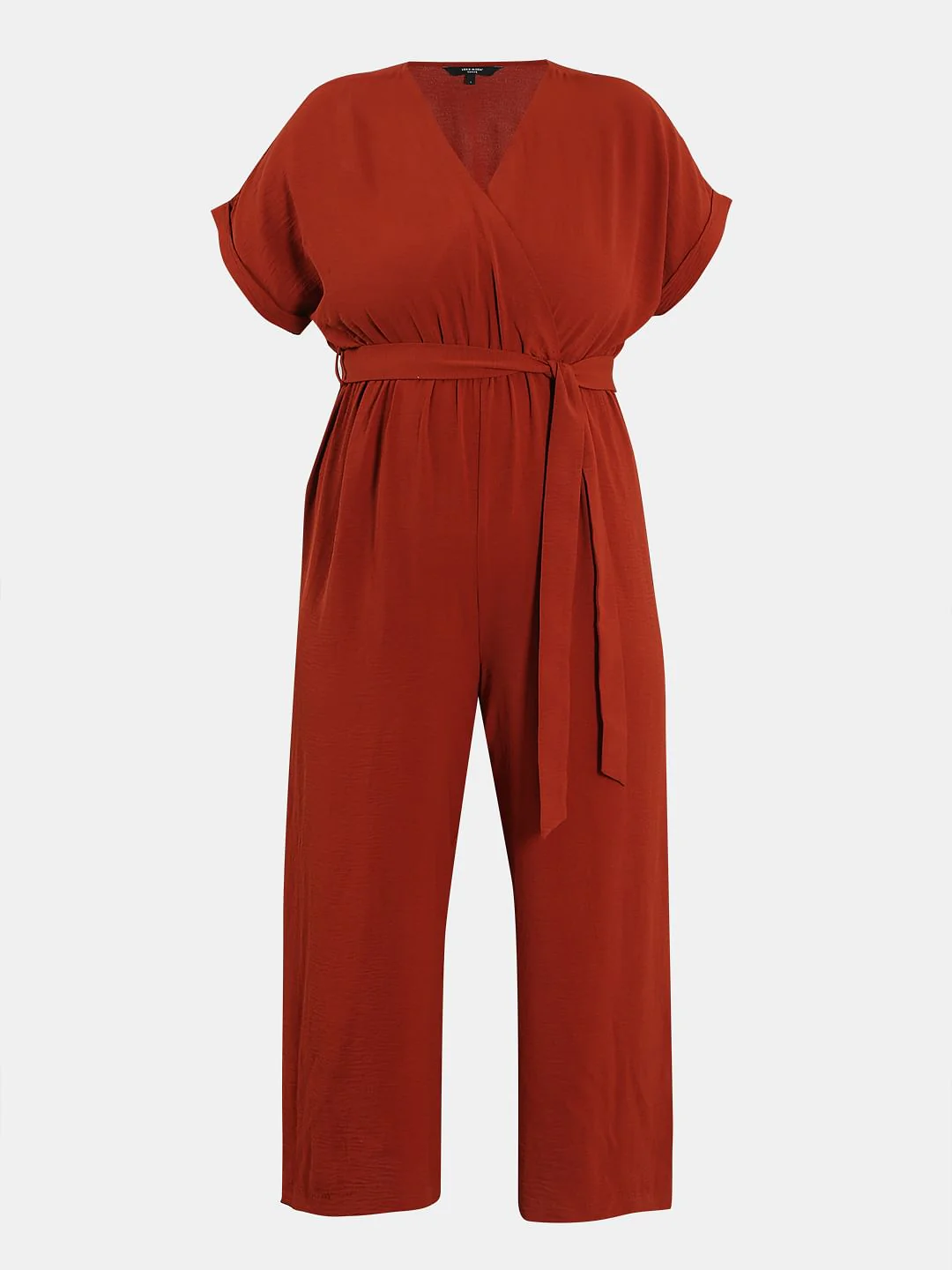 Curve Red V Neck Jumpsuit - Image 7