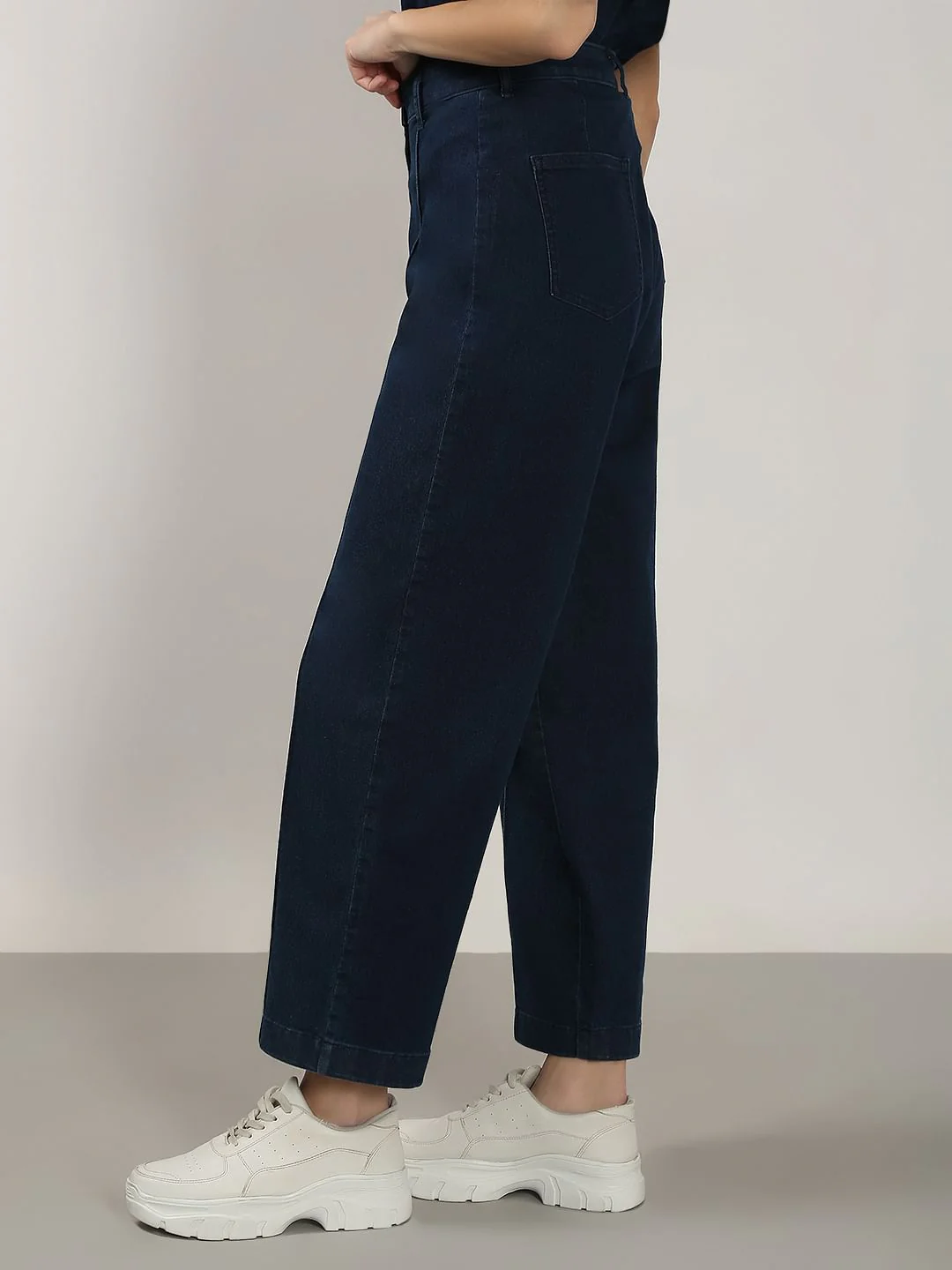 Blue Co-Ord Set Denim Pants - Image 3