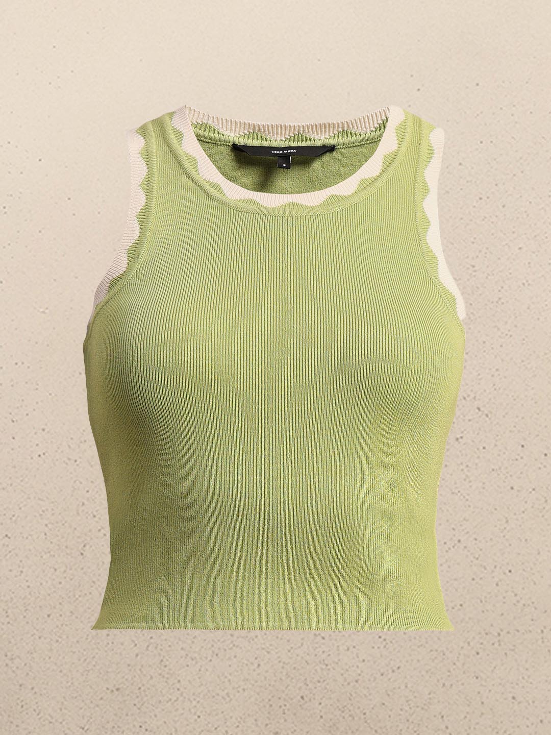 Green Knitted Cropped Top - Image 7
