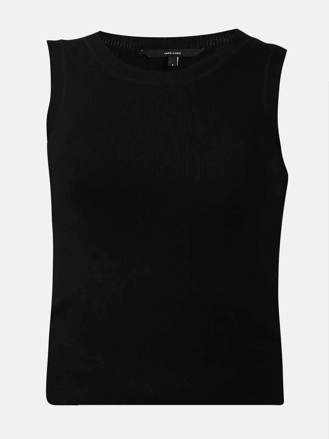 Black Sleeveless Fitted Top - Image 7