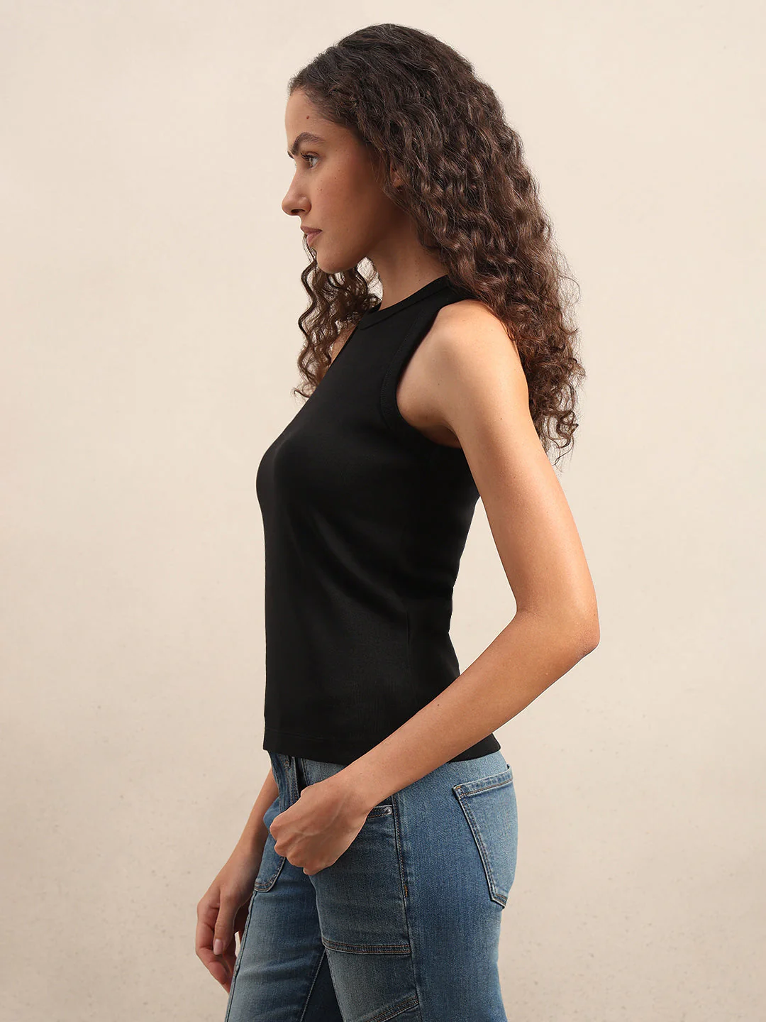 Cotton Sleeveless Top - Image 3