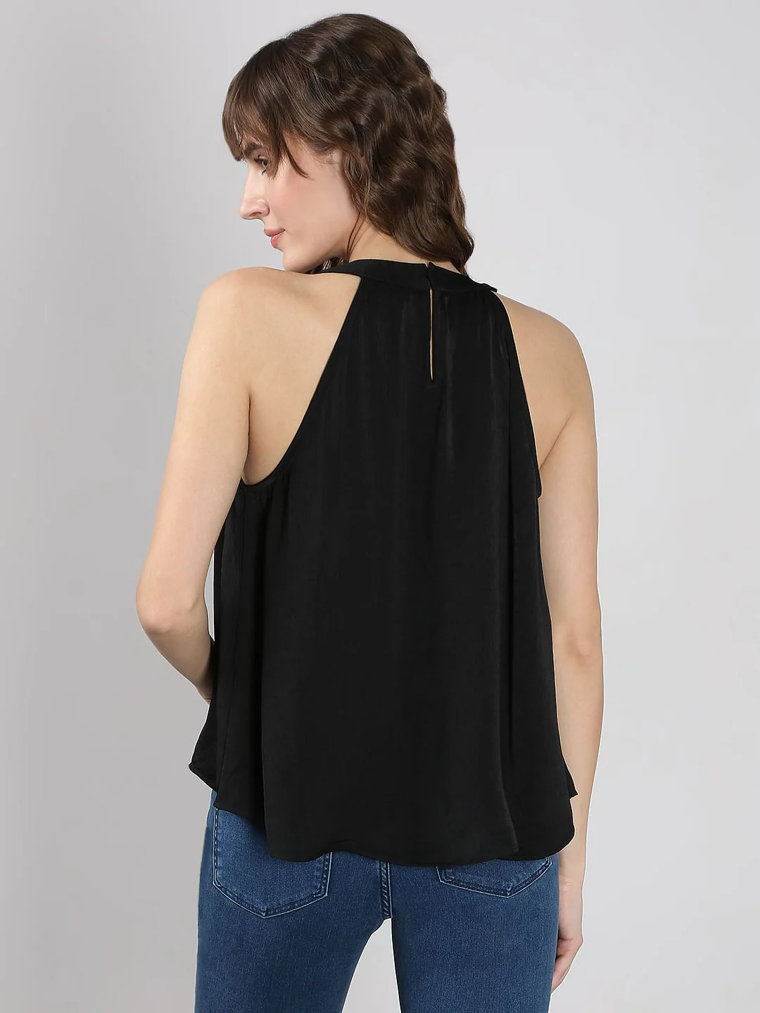 Black Tie-Up Top - Image 4