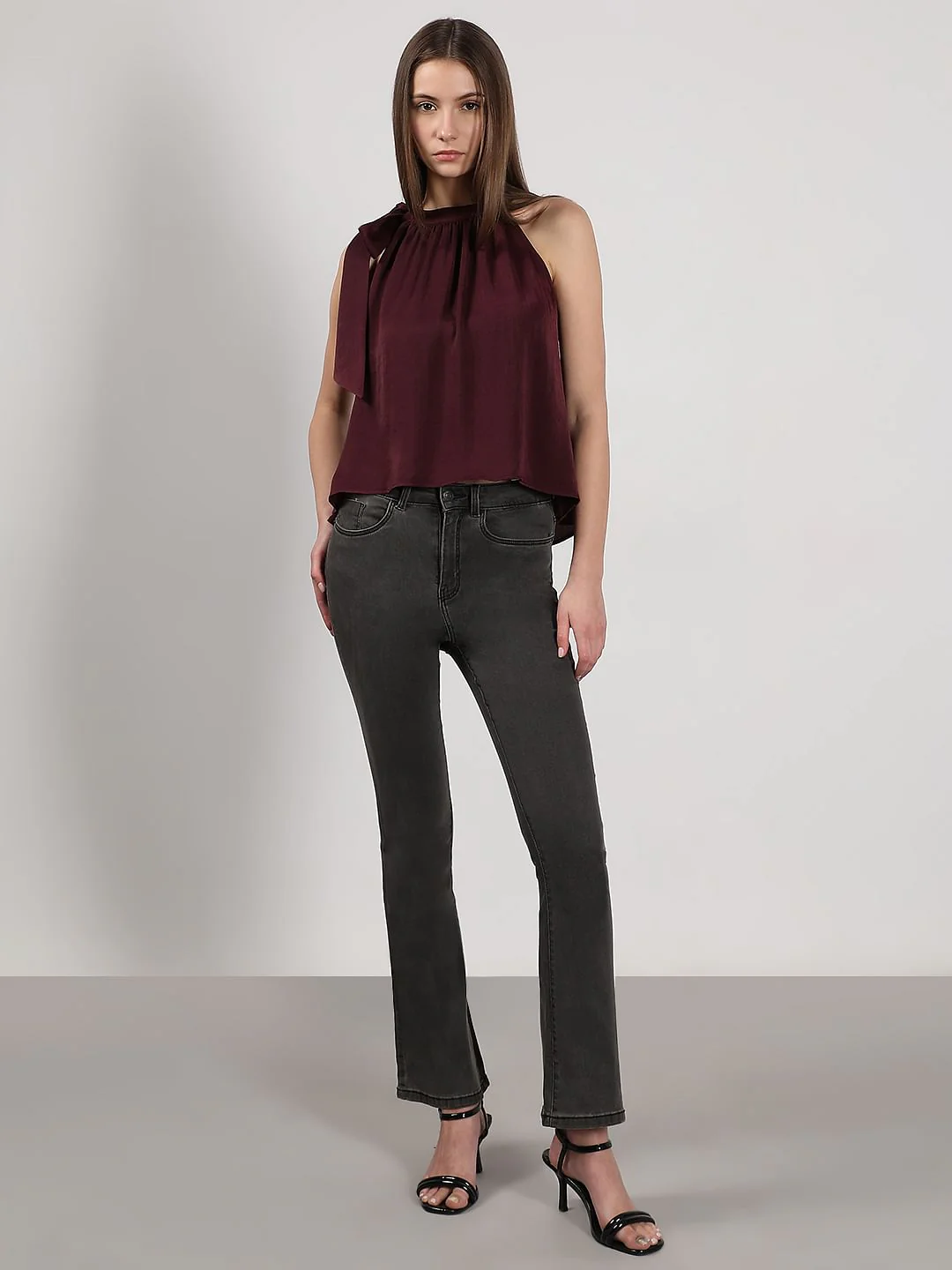 Maroon Tie-Up Top - Image 5