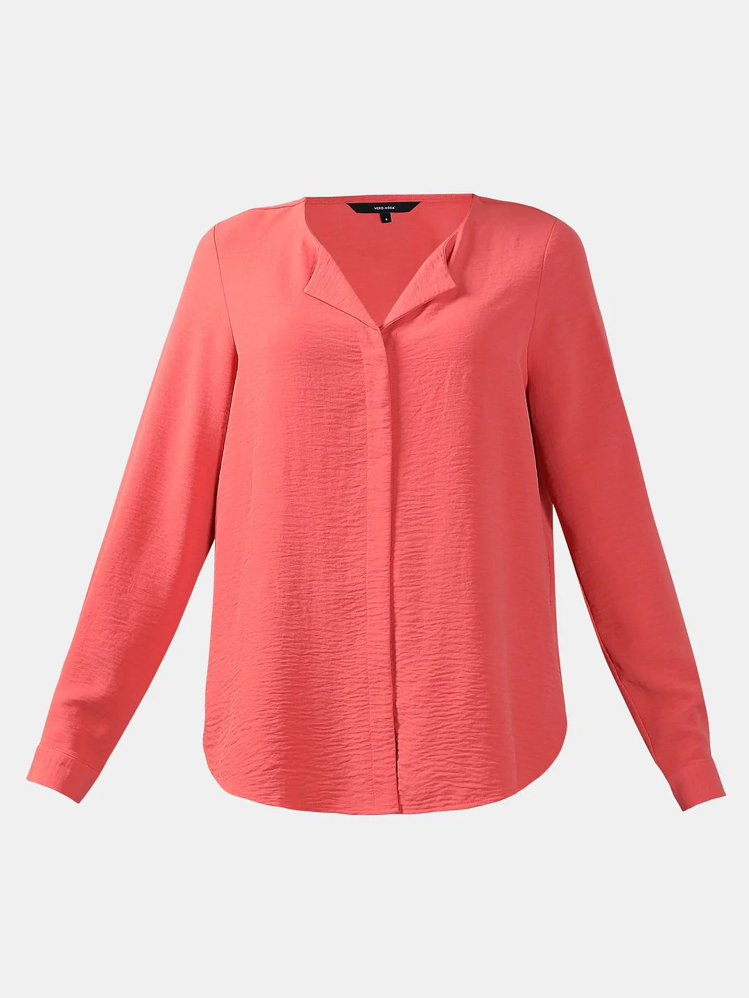 Peach V Neck Shirt - Image 7
