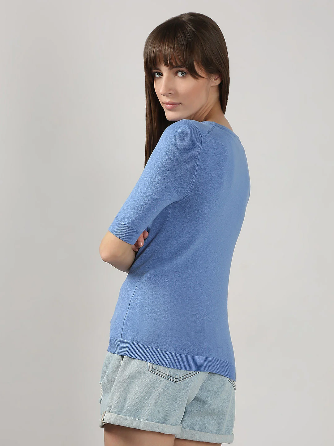 Blue Knitted Top - Image 4