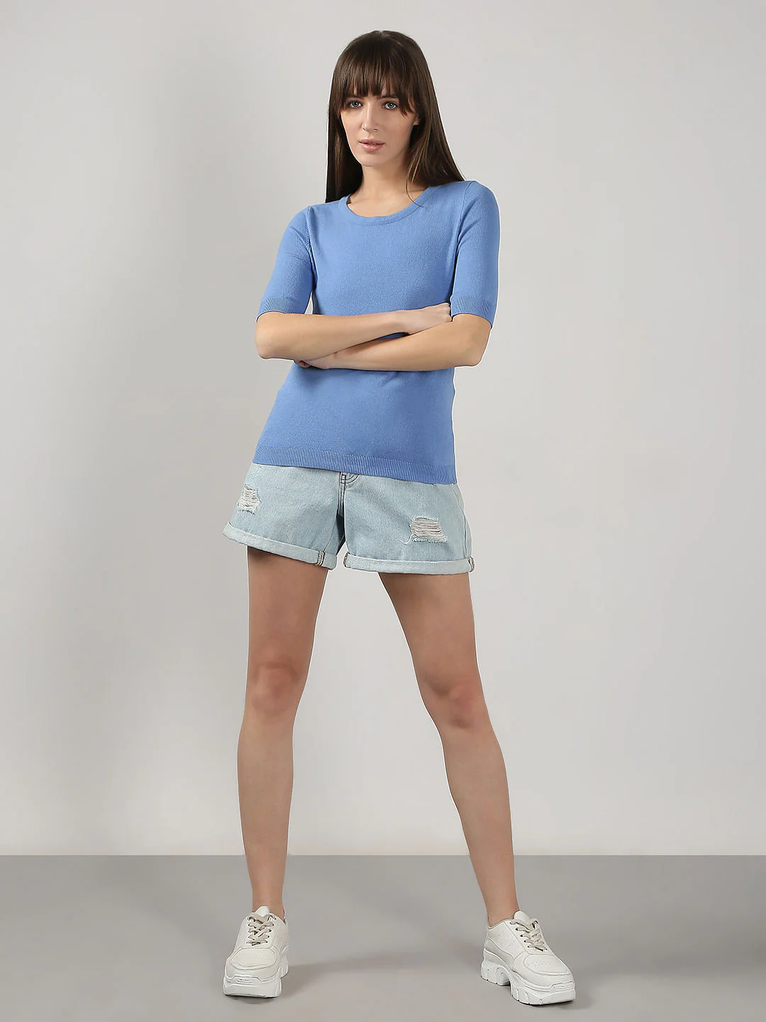 Blue Knitted Top - Image 5