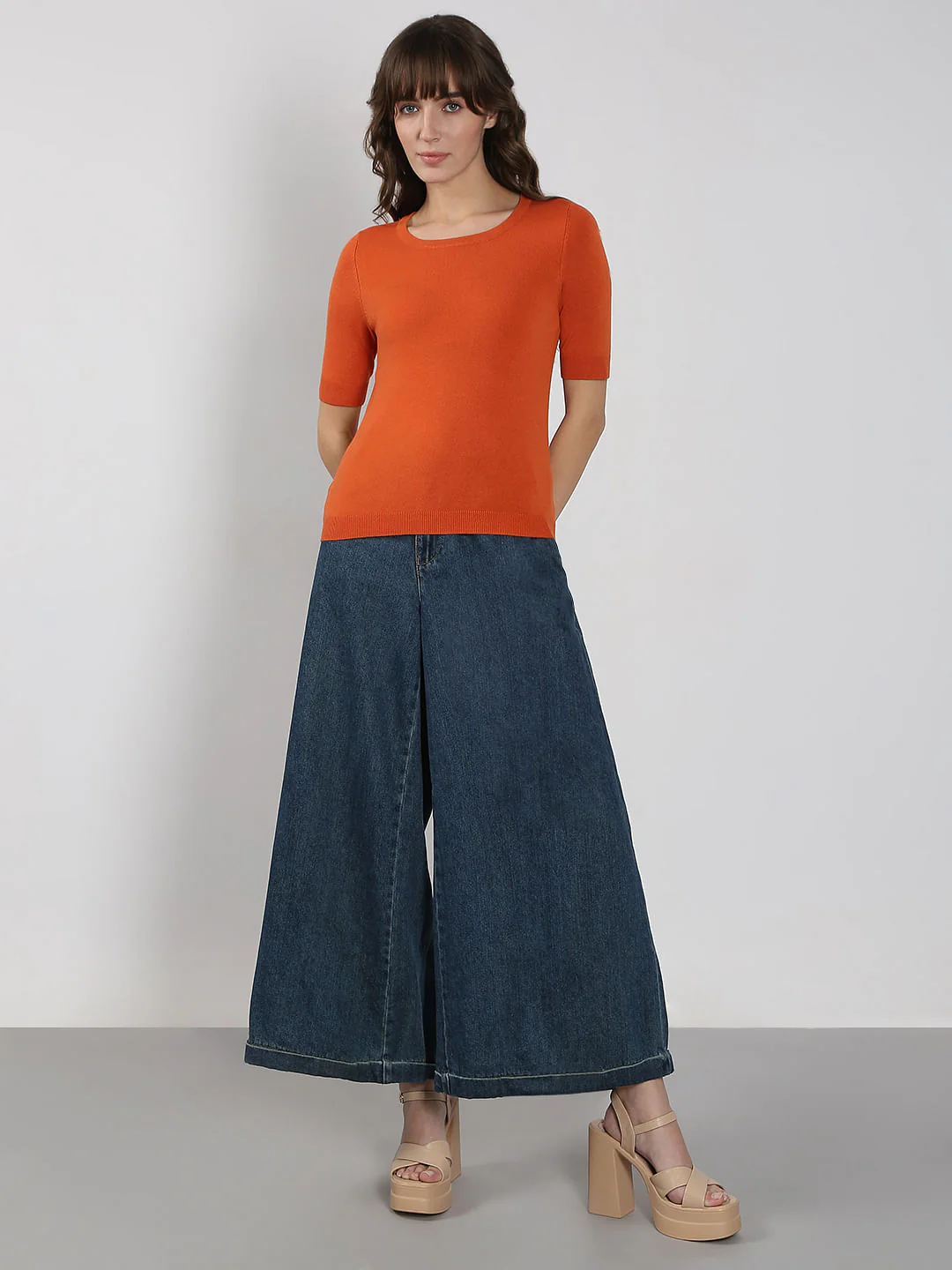 Rust Knitted Top - Image 5
