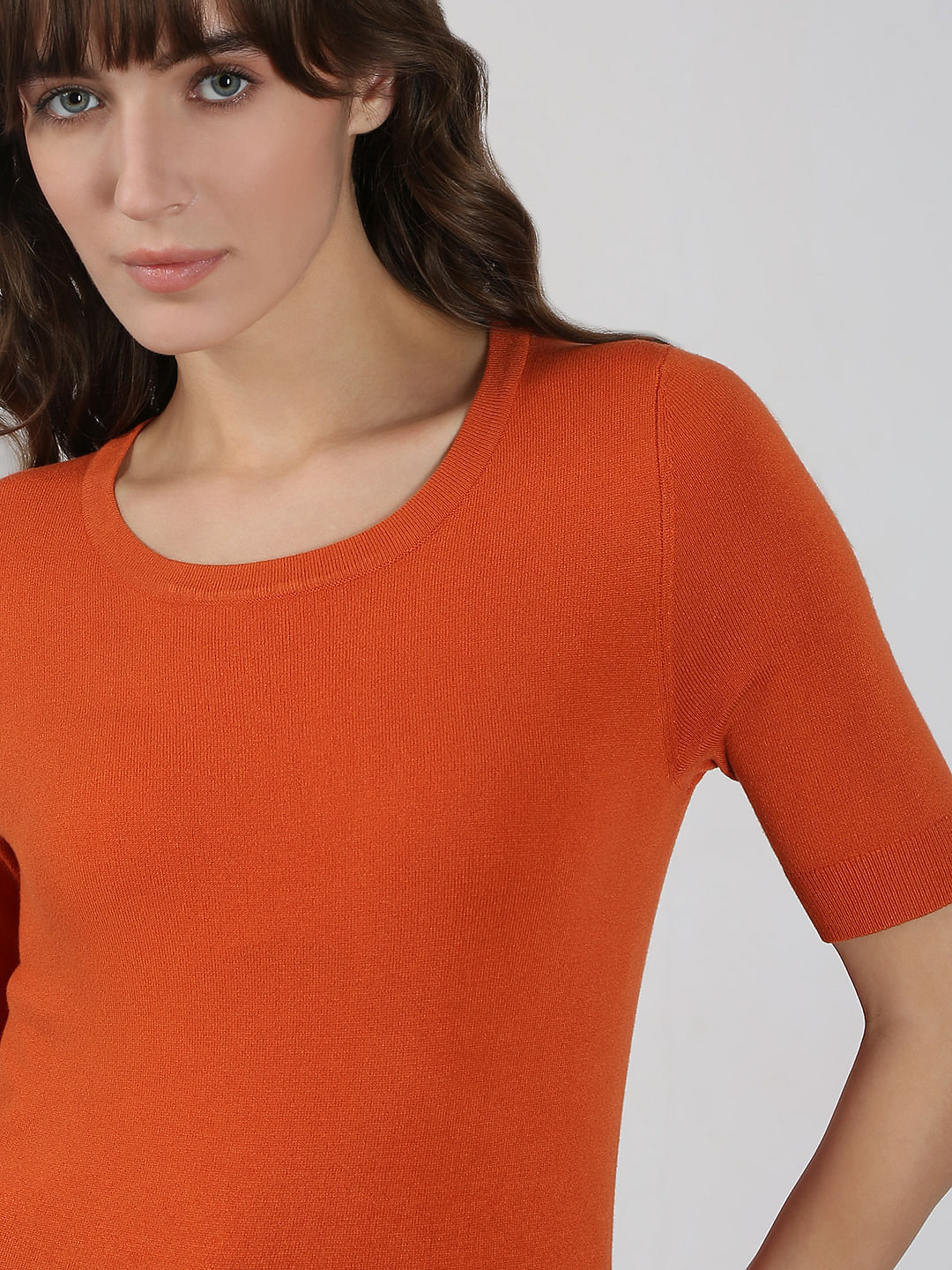 Rust Knitted Top - Image 6