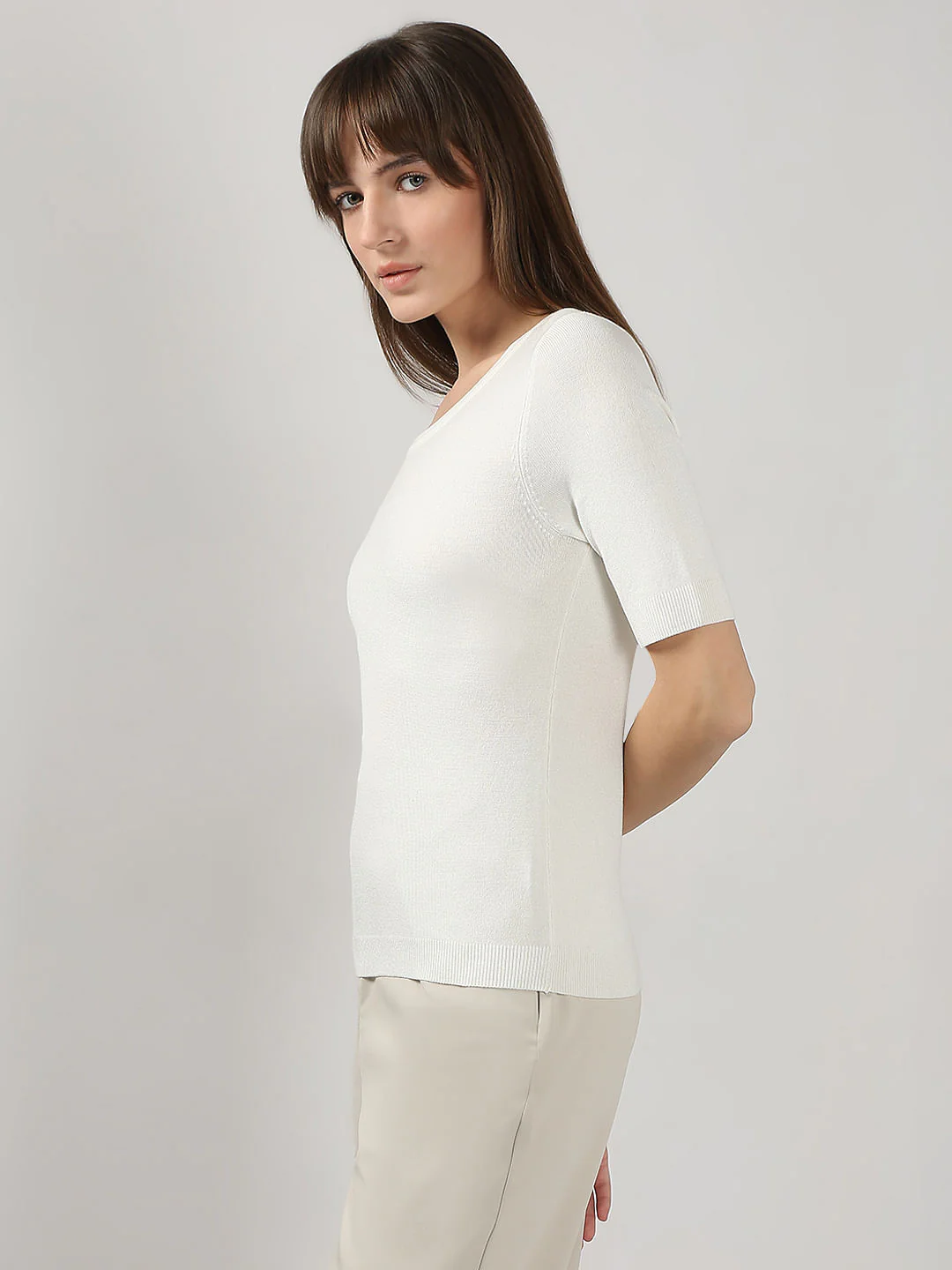 White Knitted Top - Image 3