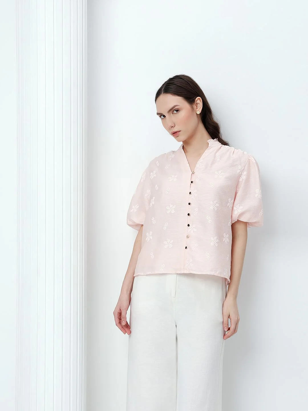 Pink Embroidered Top - Image 2