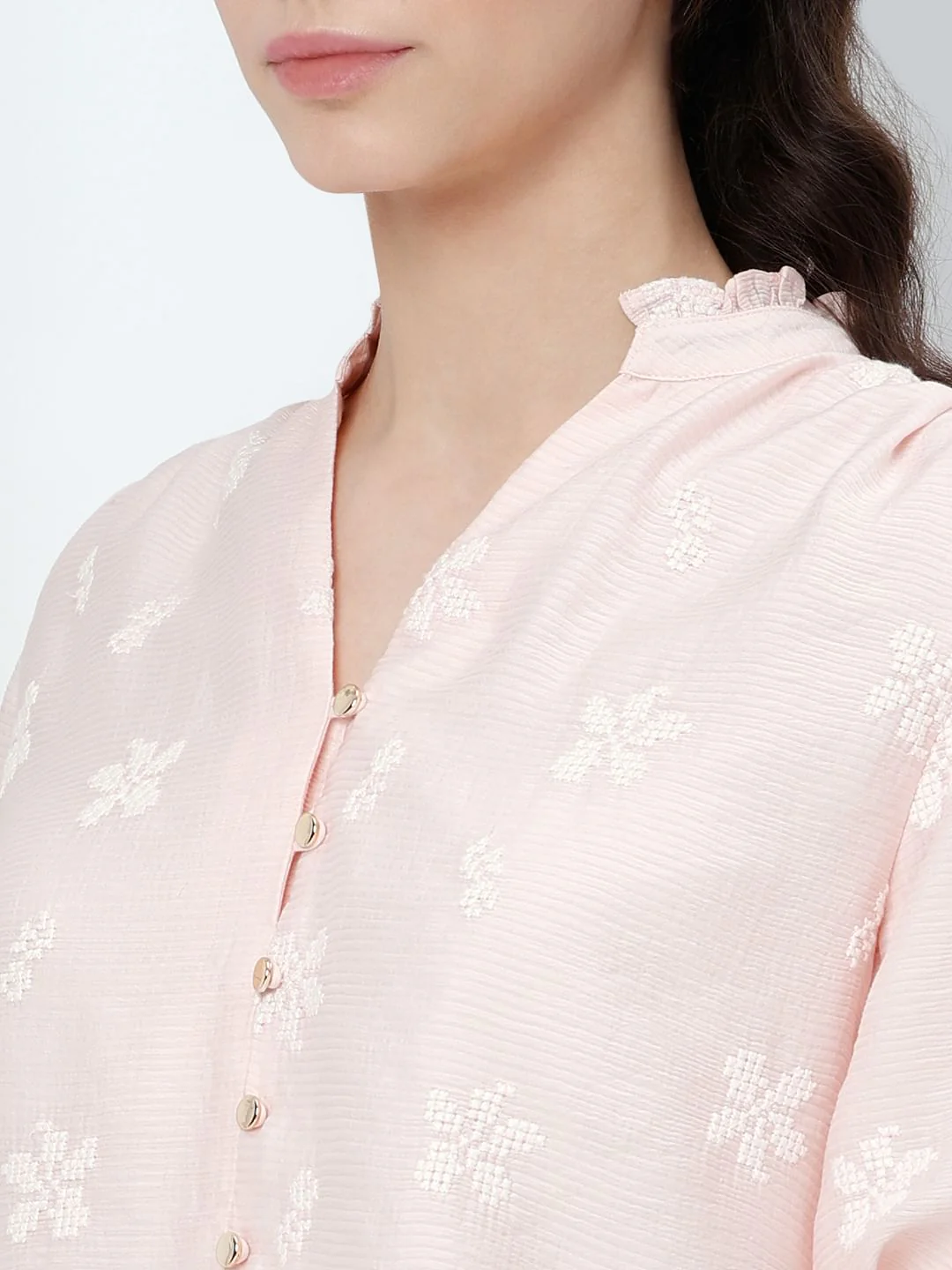 Pink Embroidered Top - Image 8