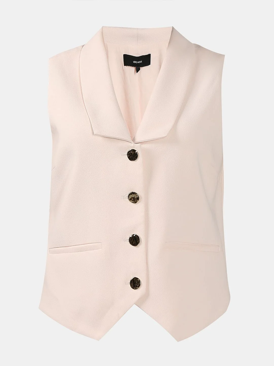 Cream Pink Co-Ord Set Waistcoat - Image 7