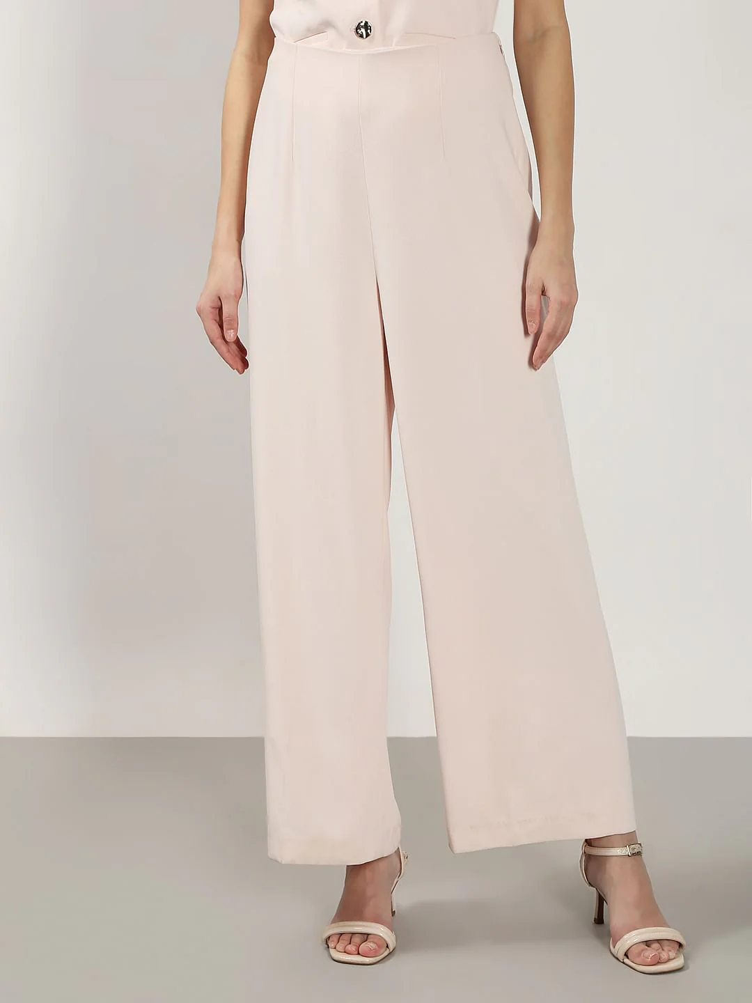 Cream Pink Co-Ord Set Pants - Image 2