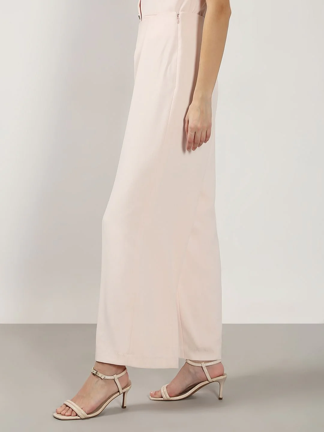 Cream Pink Co-Ord Set Pants - Image 3