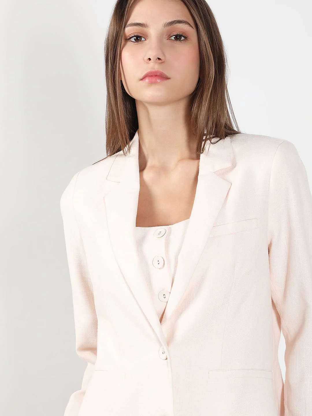 Light Pink Tailored Blazer - Image 6