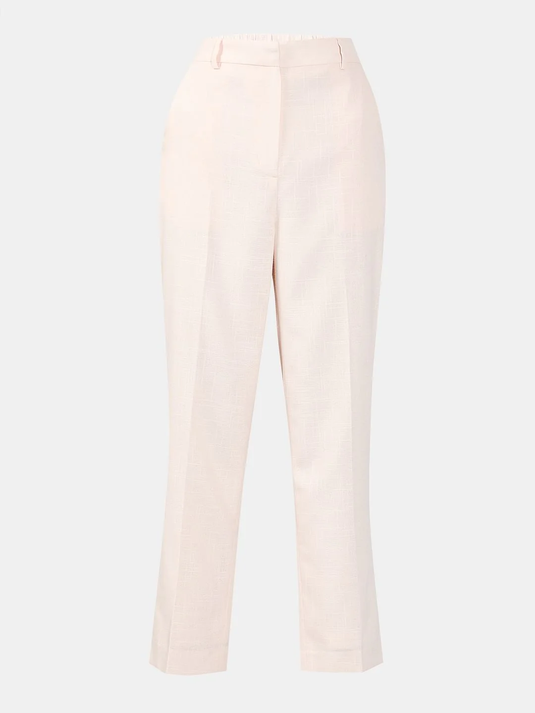 Light Pink High Rise Tailored Pants - Image 7