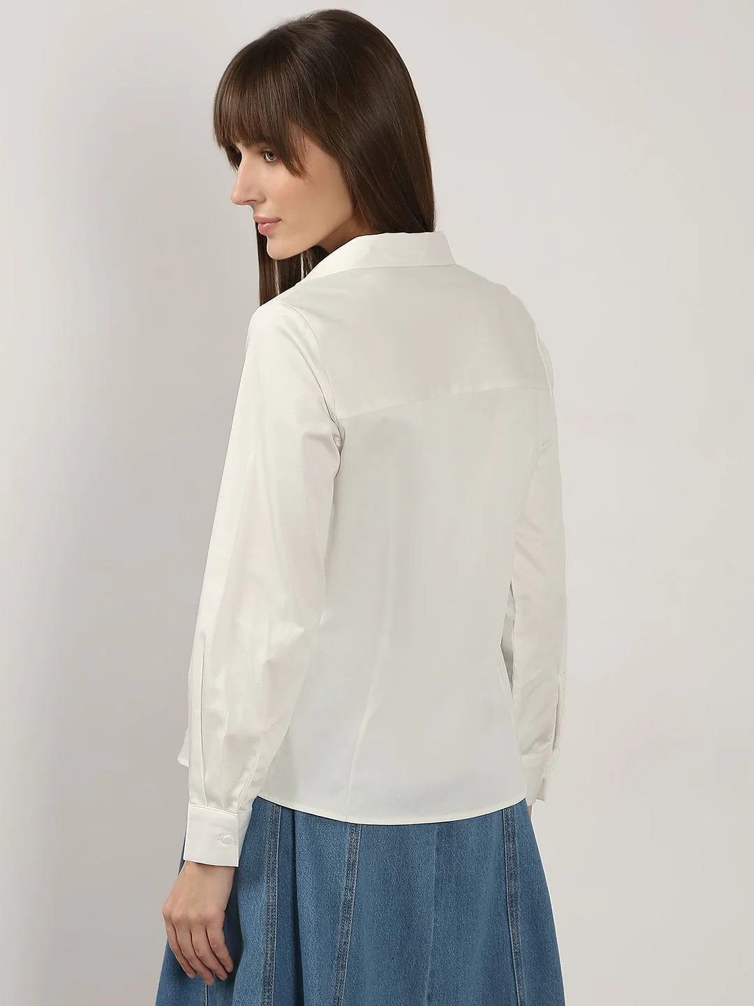 White Formal Shirt - Image 4