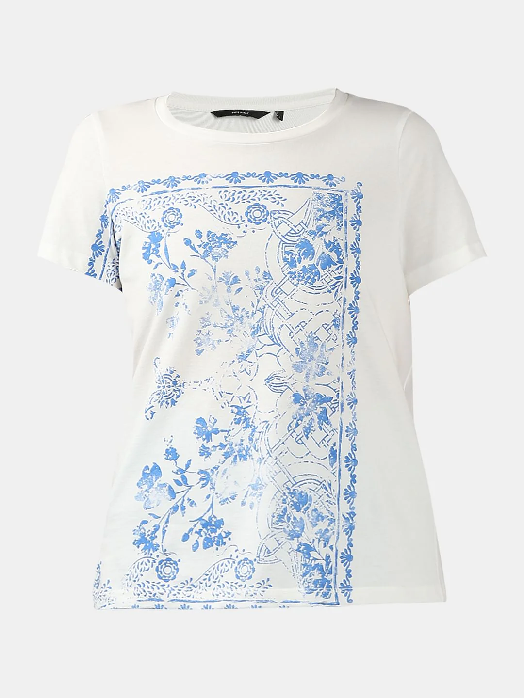 White Printed T-Shirt - Image 8