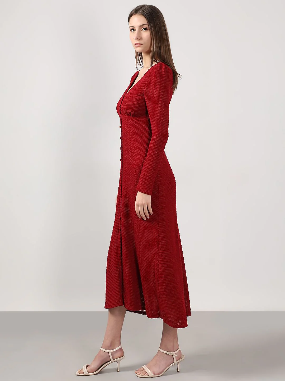 Red Maxi Dress - Image 3