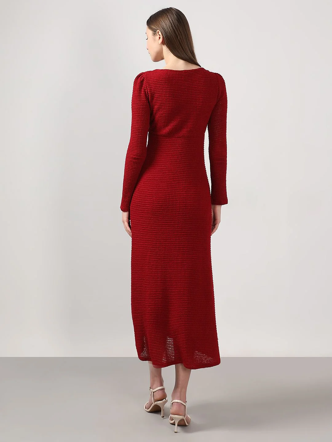 Red Maxi Dress - Image 4