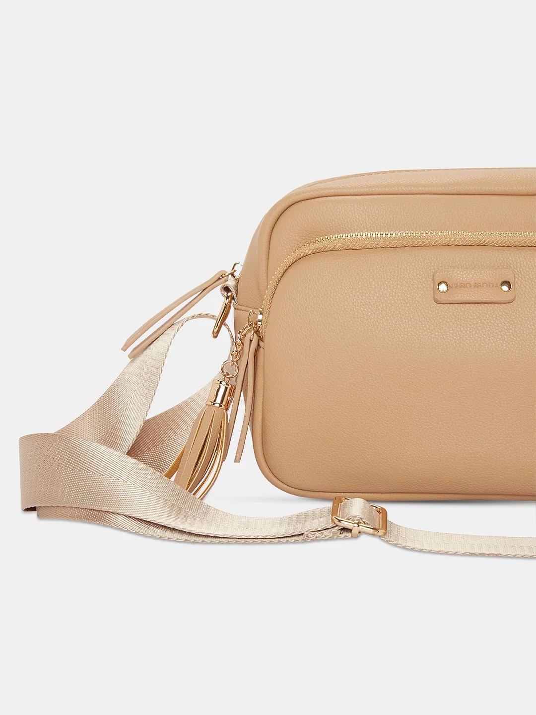Tan Rectangular Sling Bag - Image 5