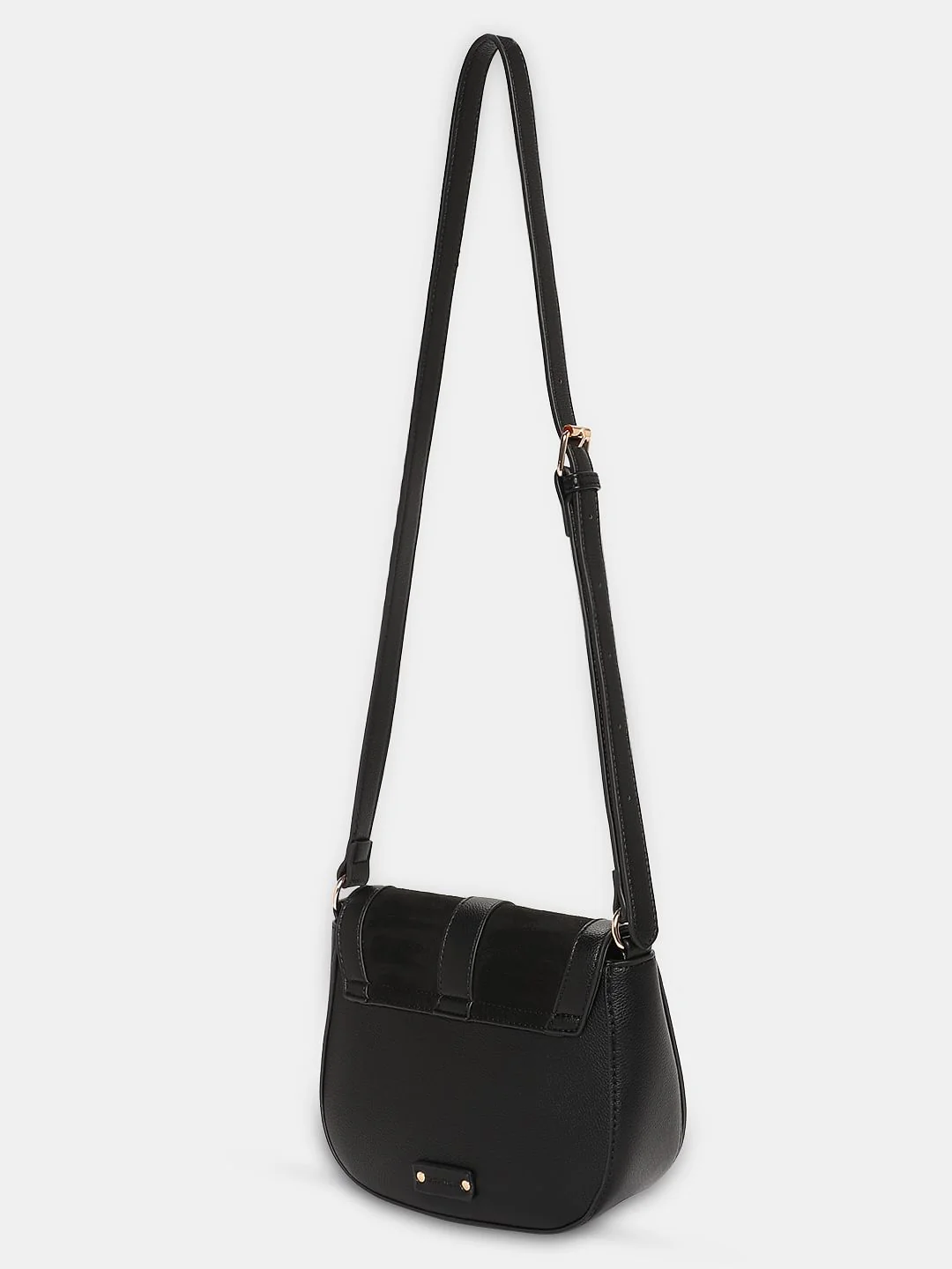 Black U-Shaped Sling Bag - Image 3