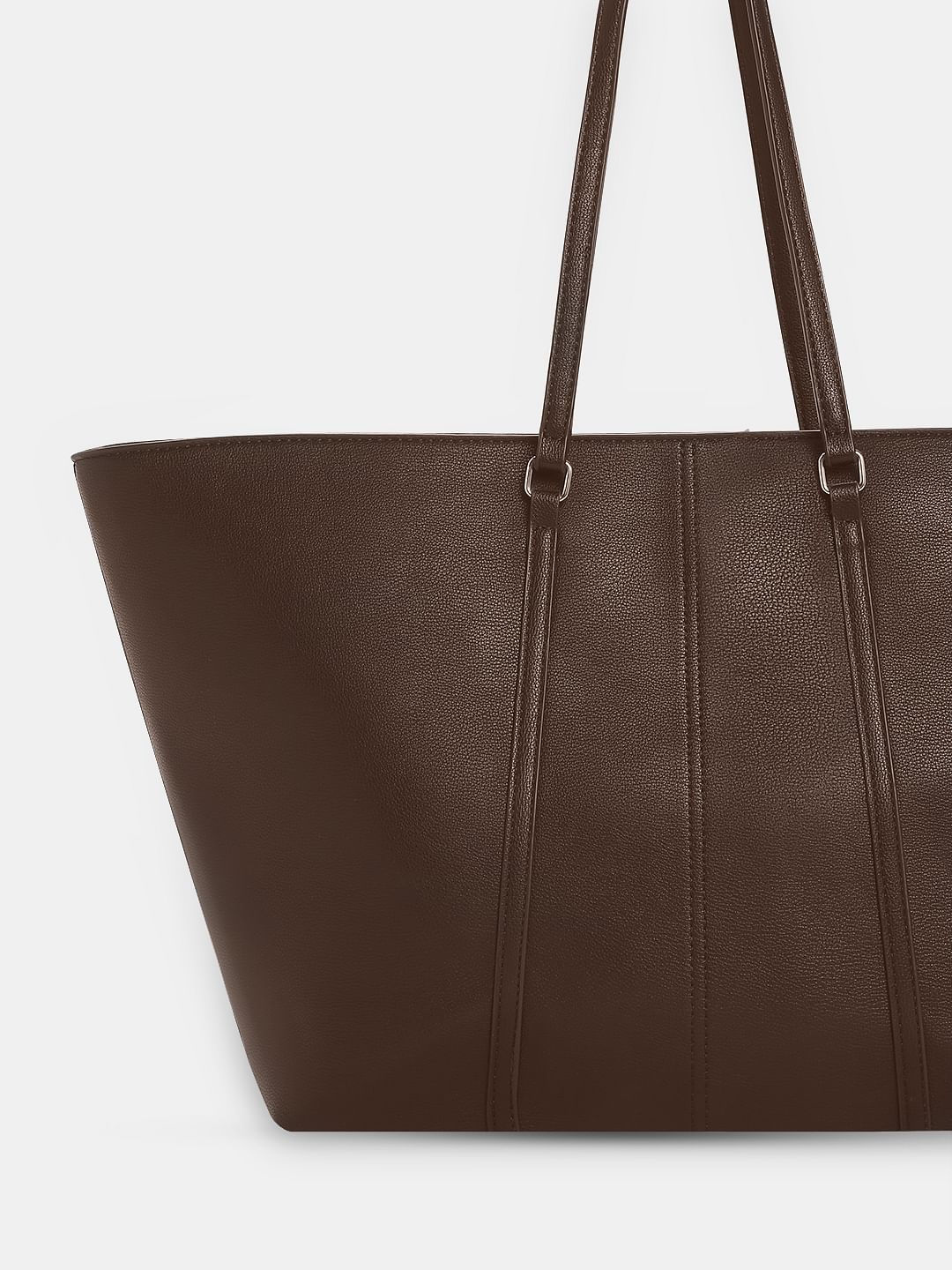 Chocolate Brown Tote Bag - Image 5