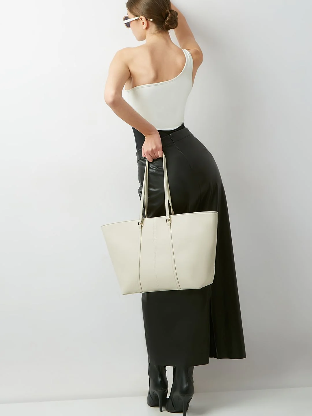 Off-White Tote Bag
