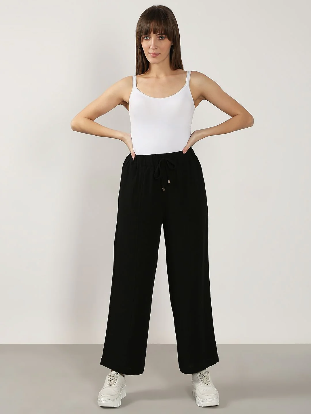 Black High Rise Pants - Image 5