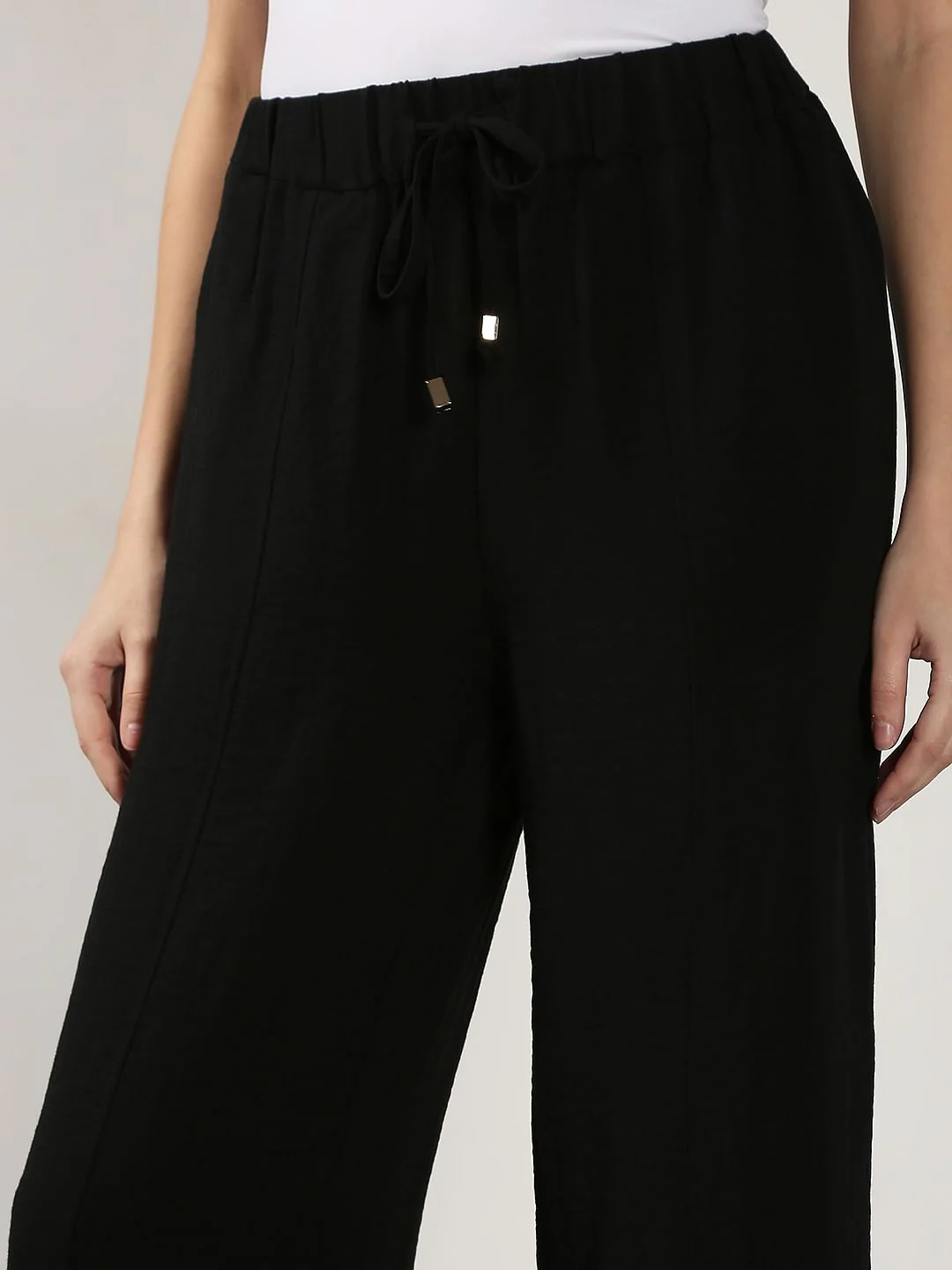 Black High Rise Pants - Image 6