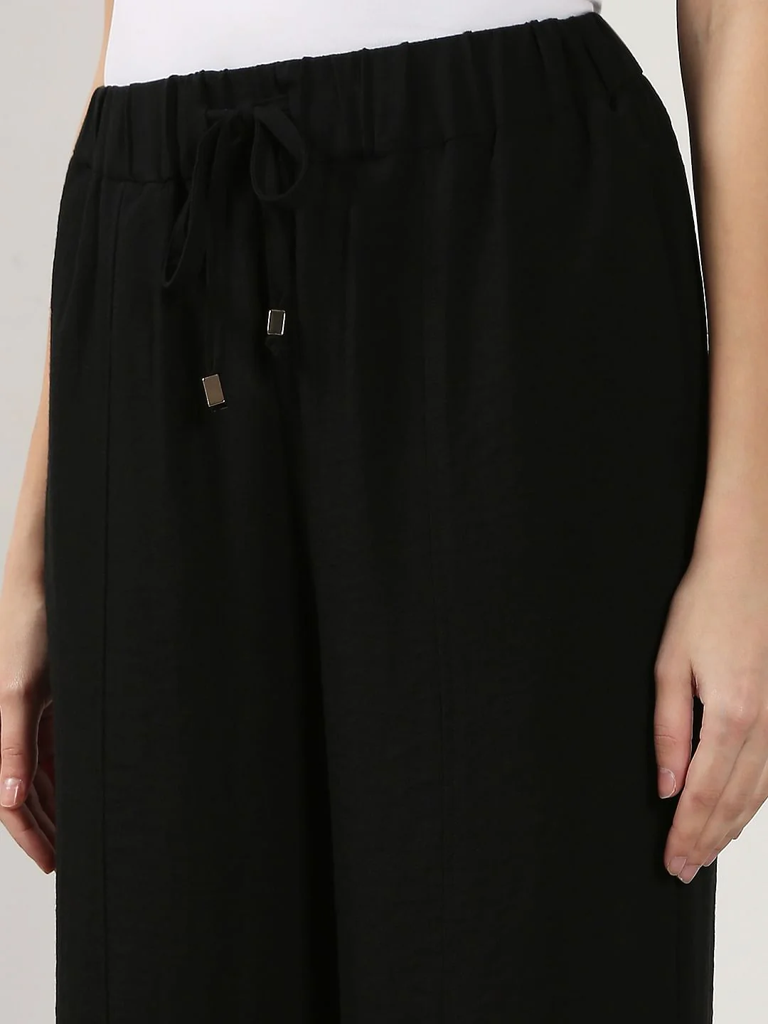 Black High Rise Pants - Image 8
