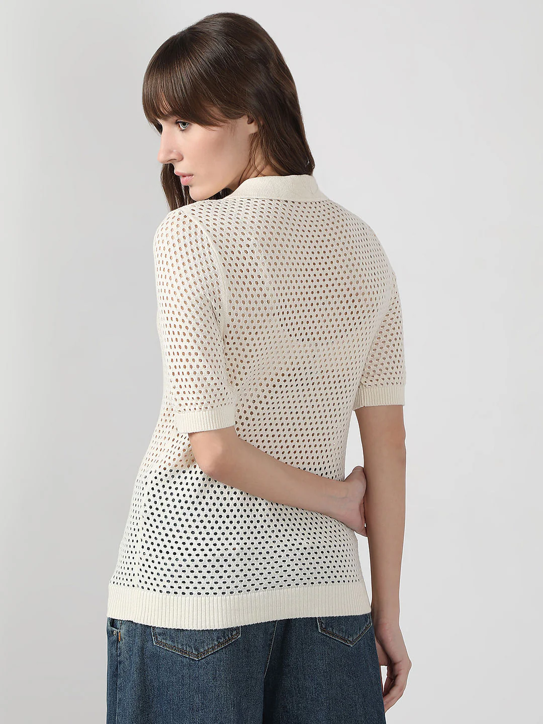 White Knitted Top - Image 4