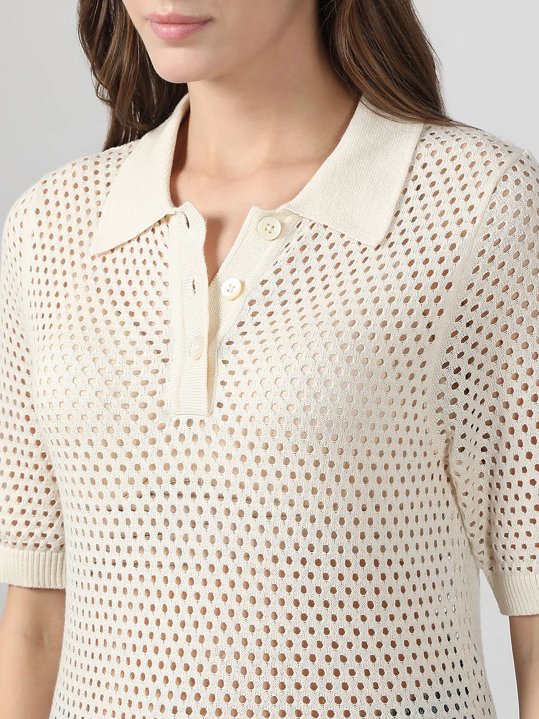 White Knitted Top - Image 8