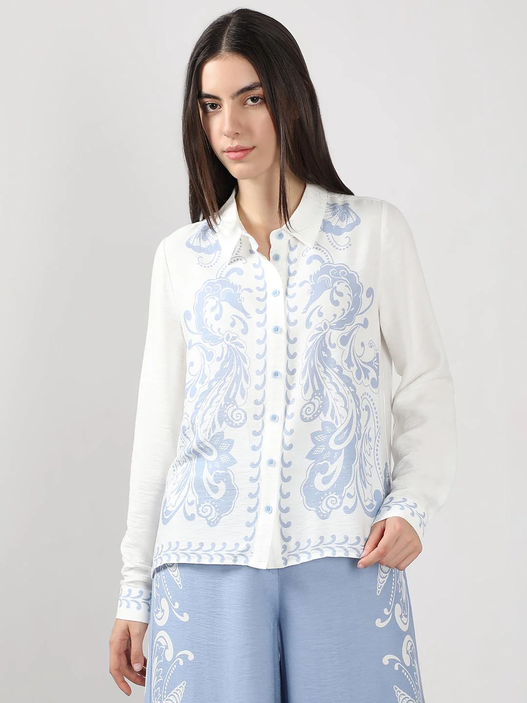 Vero Moda White Printed Shirt - Image 2