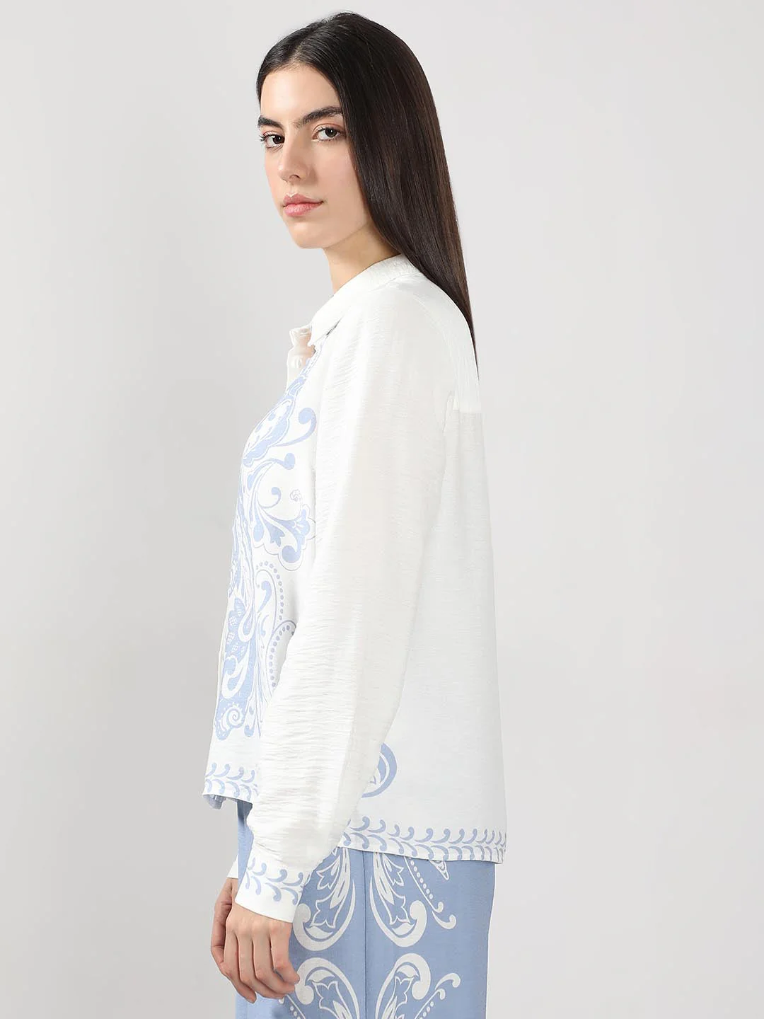 Vero Moda White Printed Shirt - Image 4
