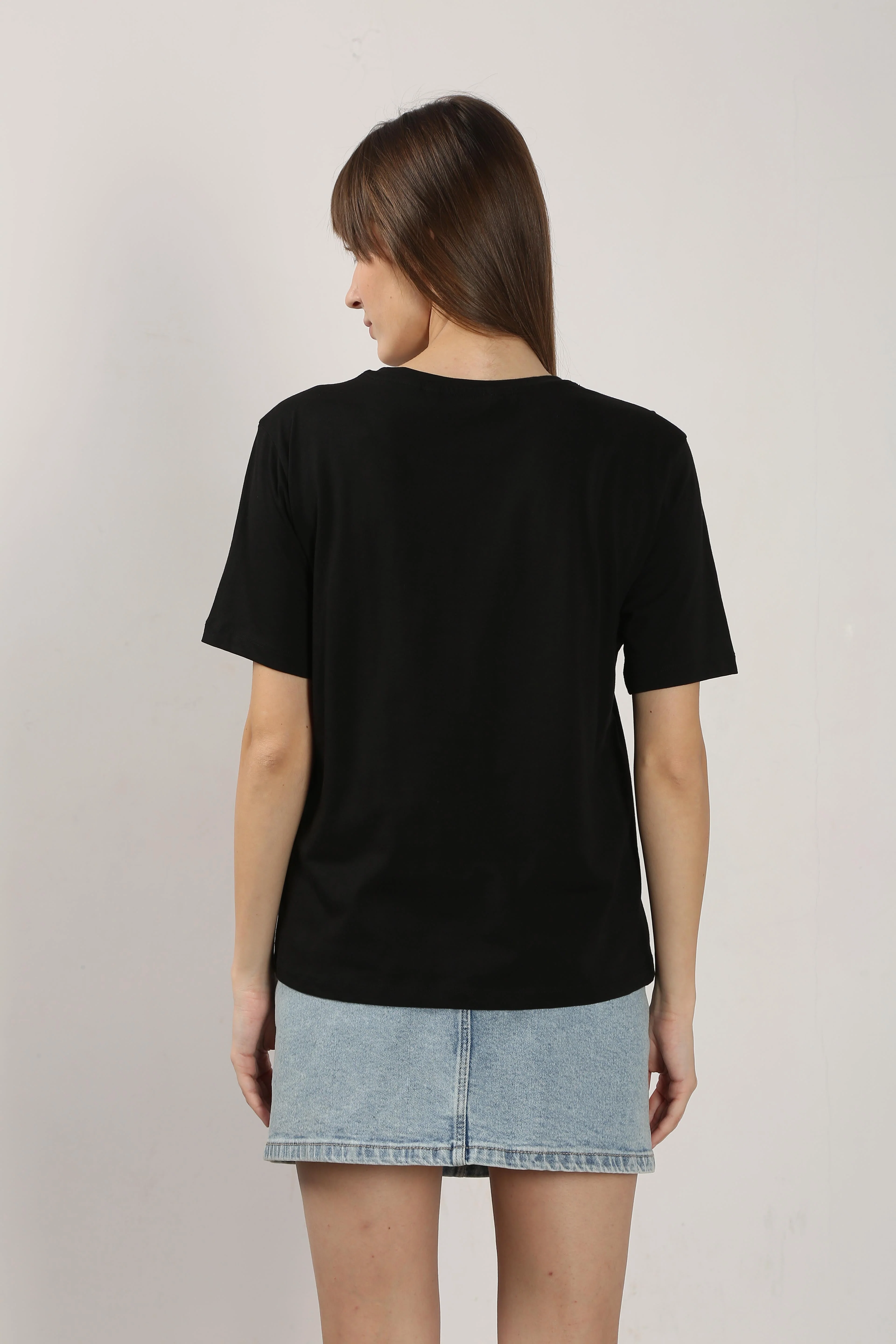 Vero Moda Black Printed Cotton T-Shirt - Image 10
