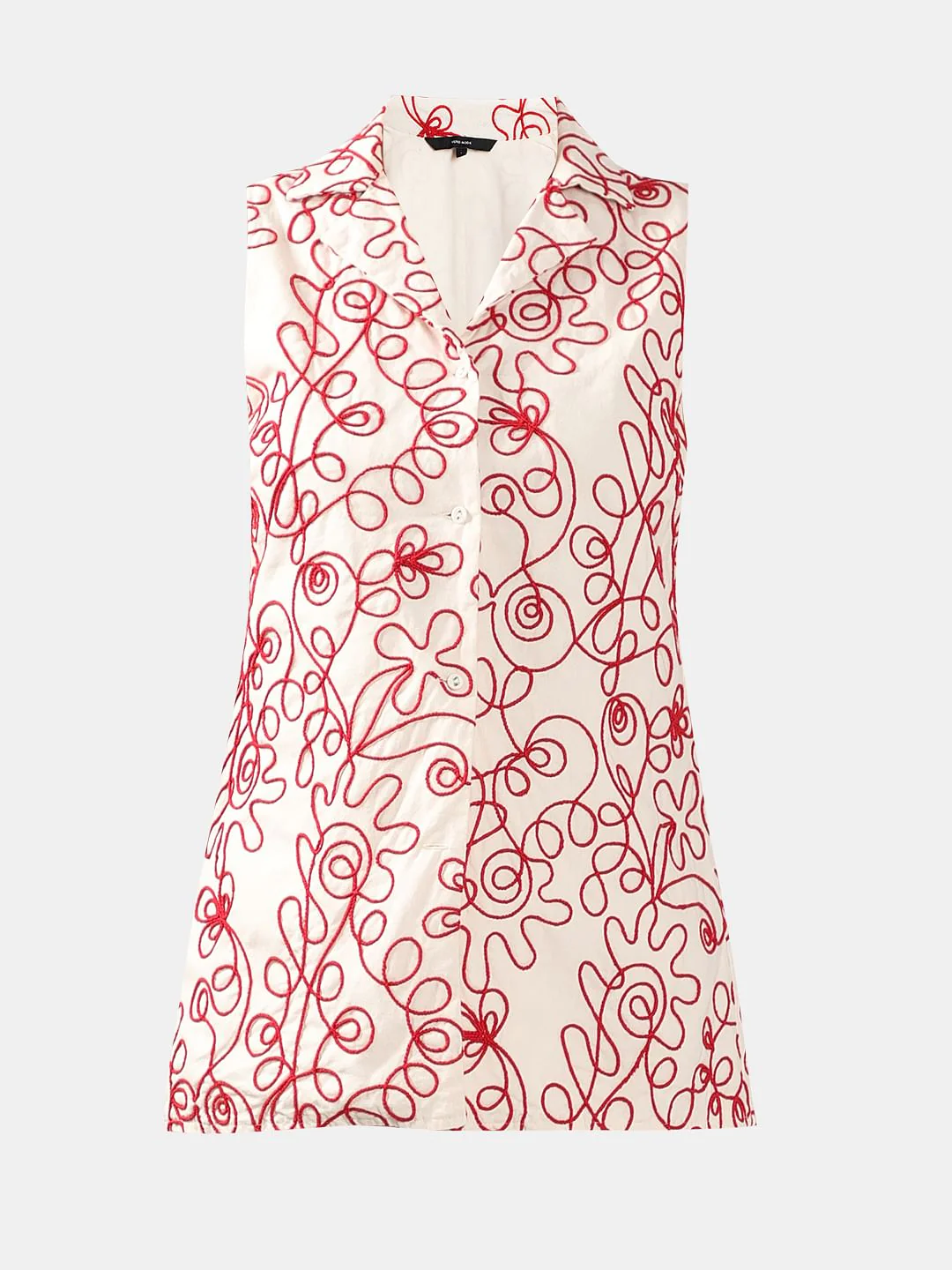 Ecru Cording Detail Co-Ord Set Vest - Image 7